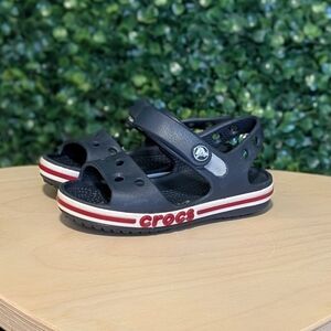 CROCS Navy Blue Sandals, C8